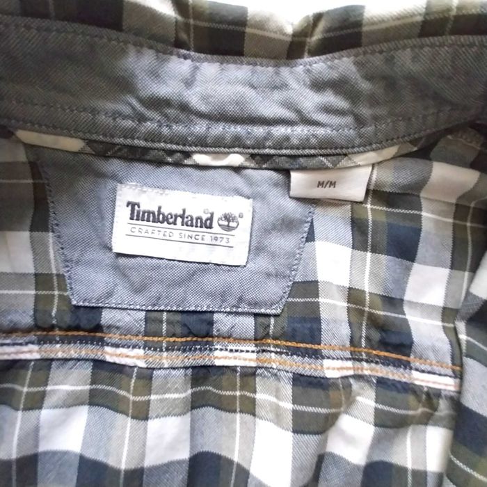 Timberland, Koszula bawełniana męska w kratkę, dł. rękaw*r. M