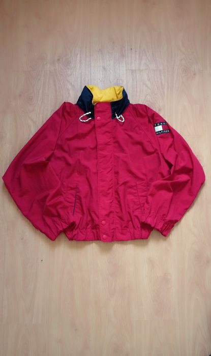 Casaco Vintage Tommy Hilfiger Windbreaker Harrington Jacket Y2K Retro