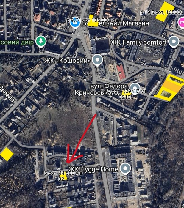 ‼️ Продаж ‼️ ділянки 5соток Ірпінь,розмір 20м*25м