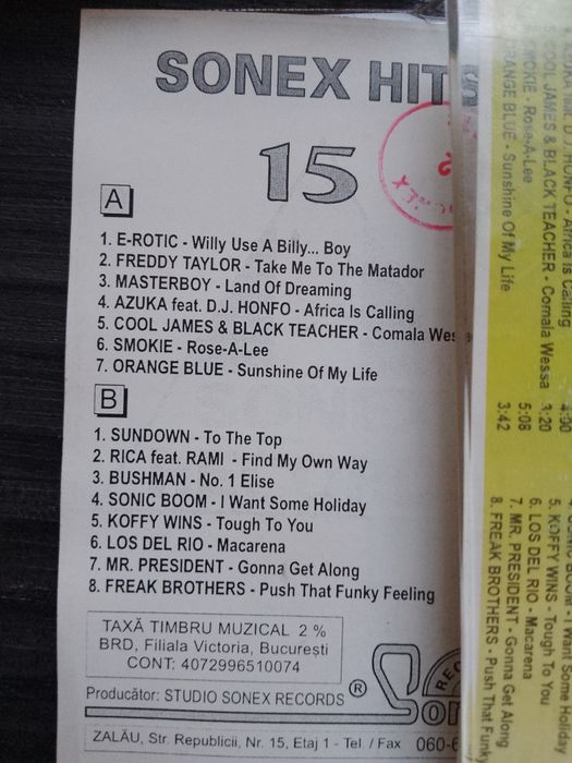 Kasety pop disco 90'S