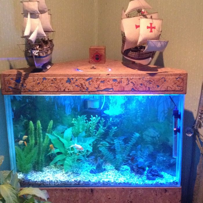 Продам аквариум угловой
