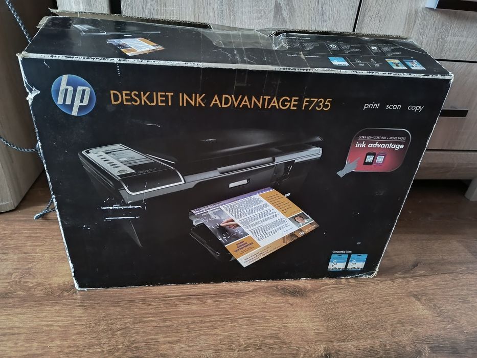 Drukarka HP f735 ink advantage