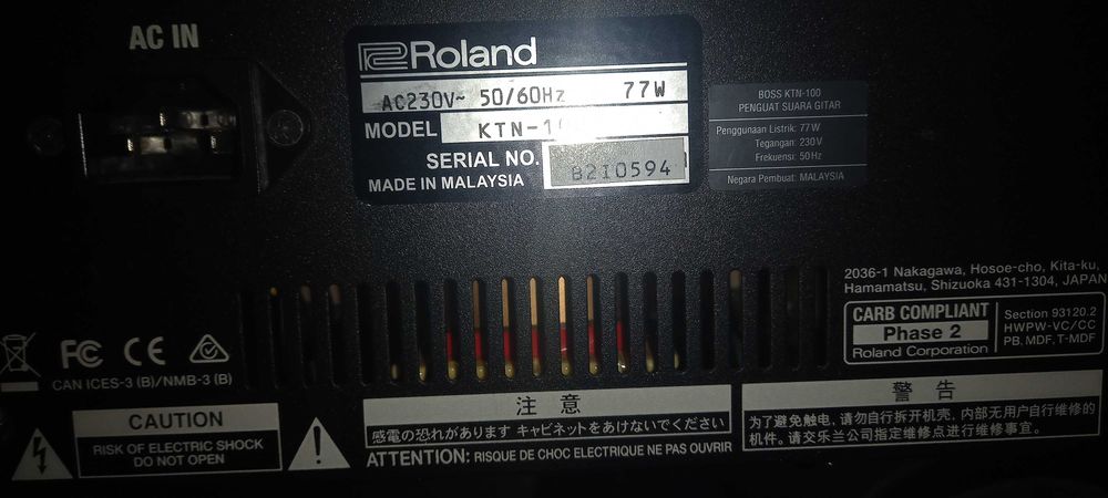 Katana 100 + Footswitch