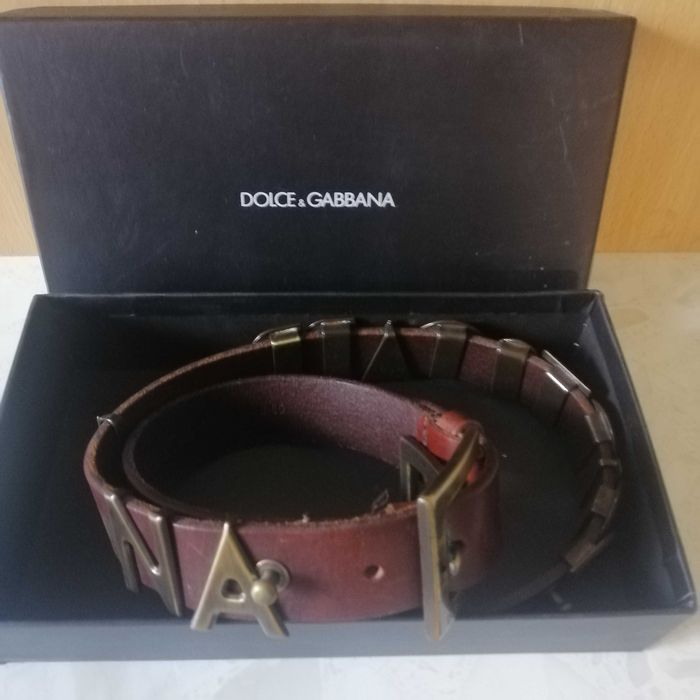 Кожаный ремень Женский Dolce & Gabbana (ОРИГИНАЛ)