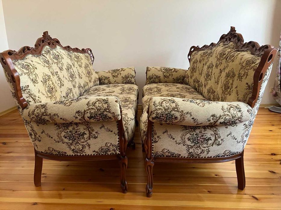 Антикварний Диван в стилі Барокко 2 шт, Антикваріат дивани, Бароко
