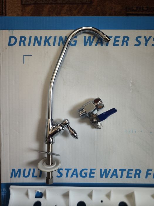 Фільтр для води. Проточний + зворотній осмос +кокосовий + мінералізато