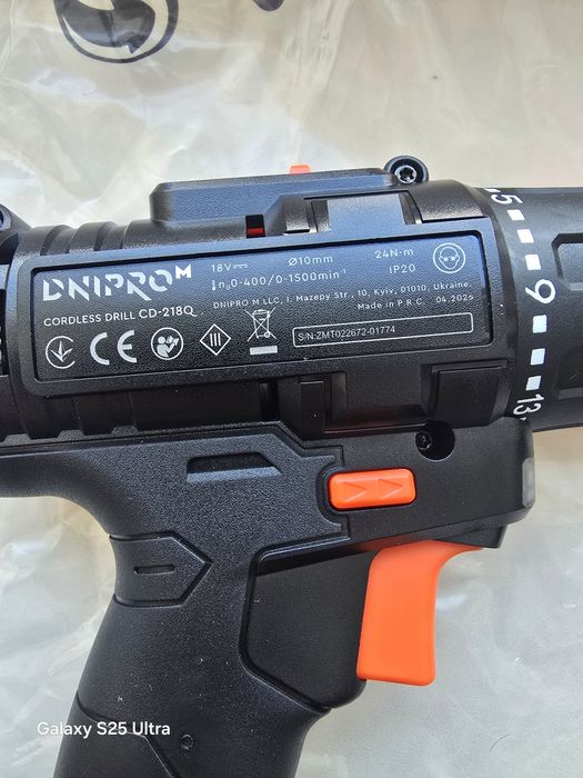 Шуруповерт Дніпро м акумуляторний дриль CD-218Q дрель 20v