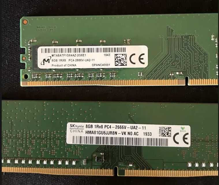 Kit 16GB RAMs DDR4 2666MHz (2x8GB) - Ideal para Dual Channel Desktop