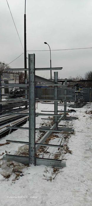 Stojak Regał na profile aluminiowe