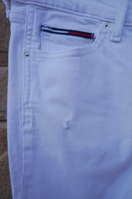 Białe spodnie 7/8 Tommy Hilfiger 29/30