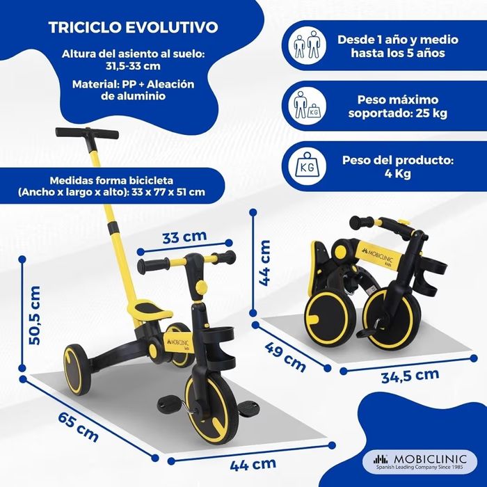 Triciclo Mobiclinic 5 em 1
