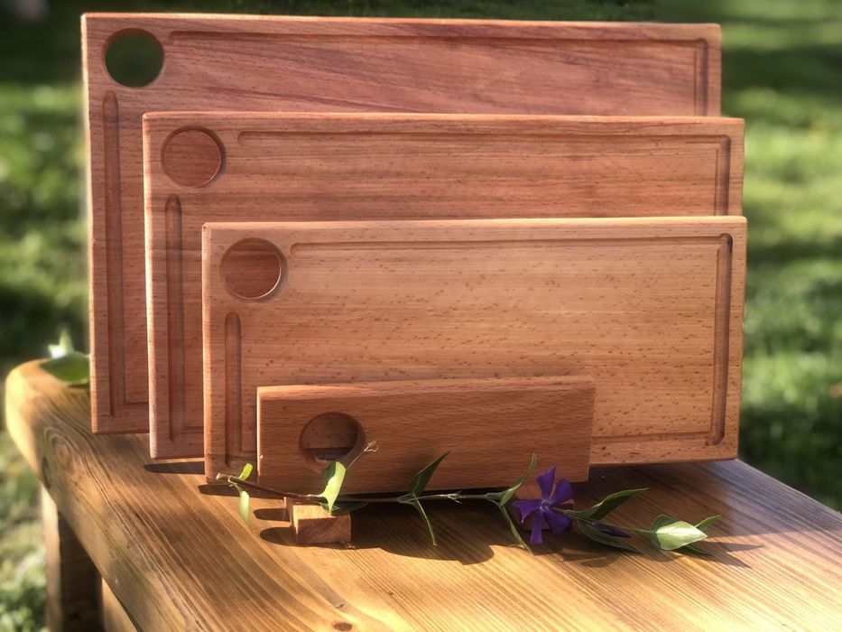 Букові дощечки для нарізання