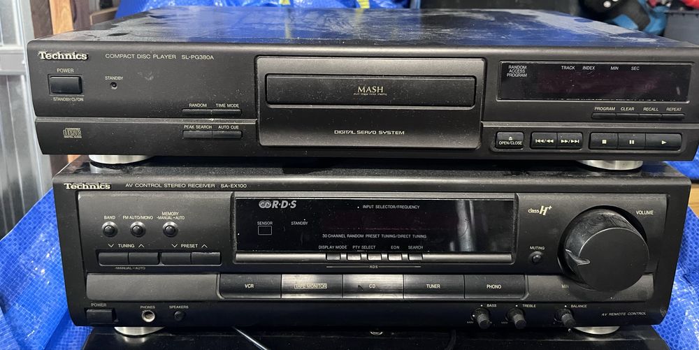 Zestaw Amplituner  + CD Technics SA-EX100/SL-PG380A