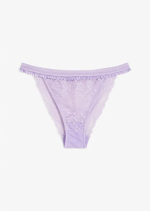 B.P.C. majtki figi tanga koronkowe fioletowe r.40/42