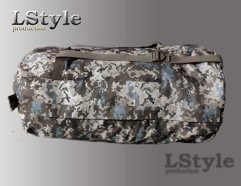 Армейский рюкзак сумка - баул военный на молнии. 105л / 80л / 65л