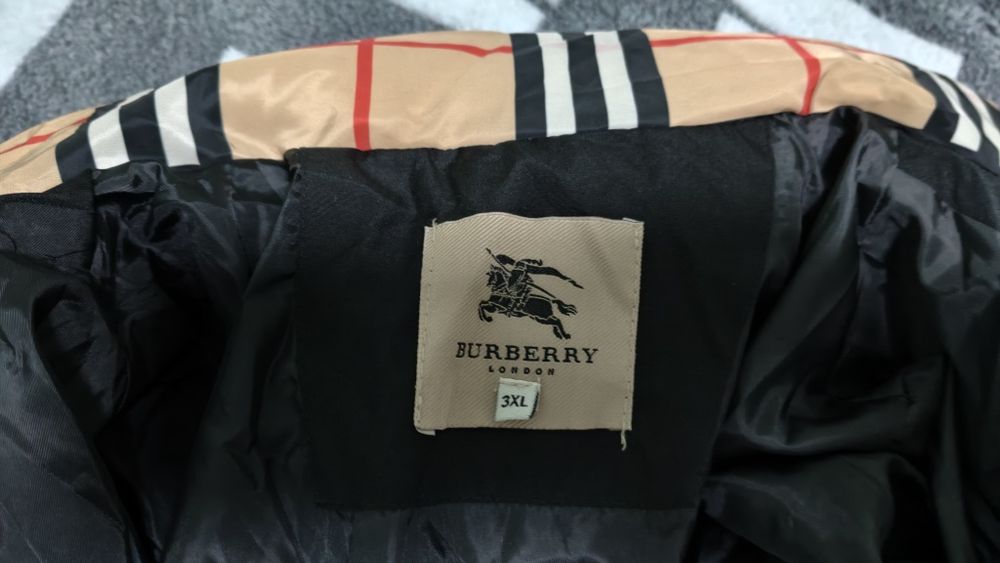 Пуховик Burberry мужской 3XL