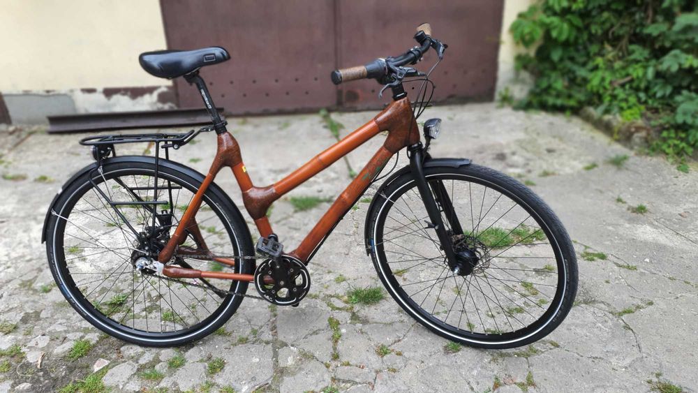 BAMBUS - drewniany - rower - 28 - unikat