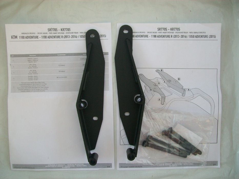 SR7705 GIVI stelaż centralny KTM 1050/1090/1290 SUPER ADVENTURE R/S/T