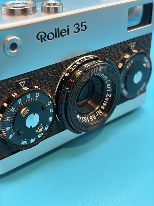 Rollei 35 Carl Zeiss Tessar + filtr UV + etui
