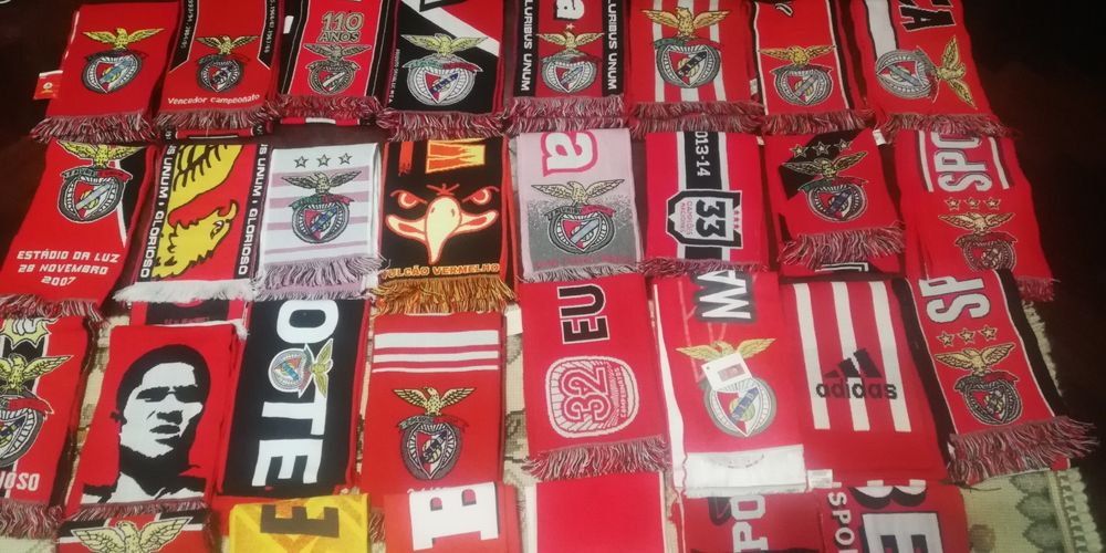 30 Cachecois do SLBenfica diferentes