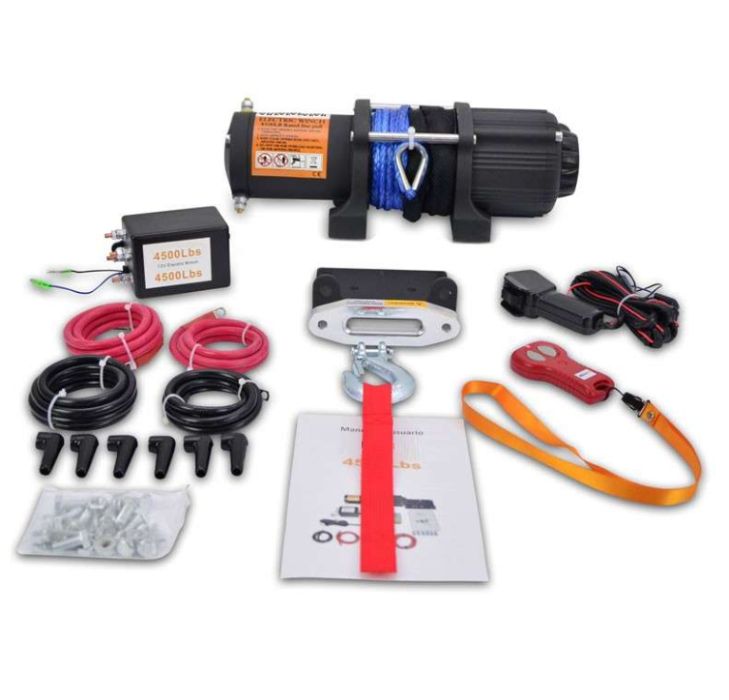 Guincho 12v 4500lbs / 2045kg - UTV, Quad, Buggy - Novos c/ IVA