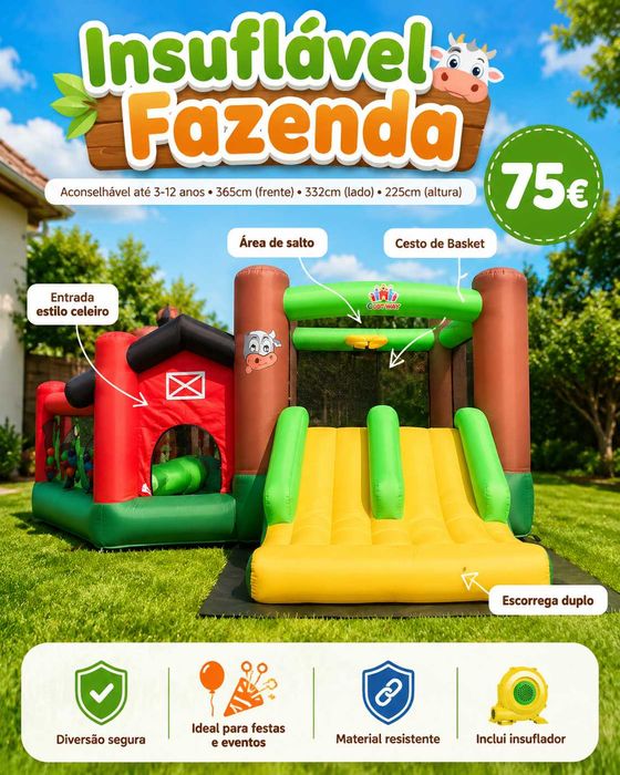 Aluguer de Insufláveis, Zona Oeste