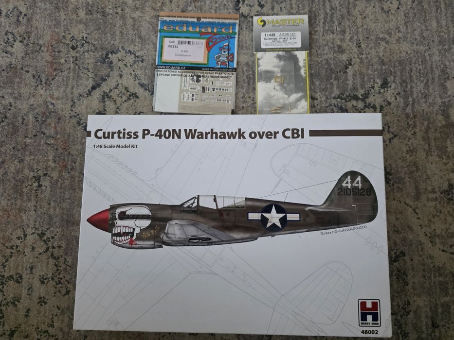 P-40N Warhawk Over CBI (ex. Hasegawa) 1/48 + 2 dodatki