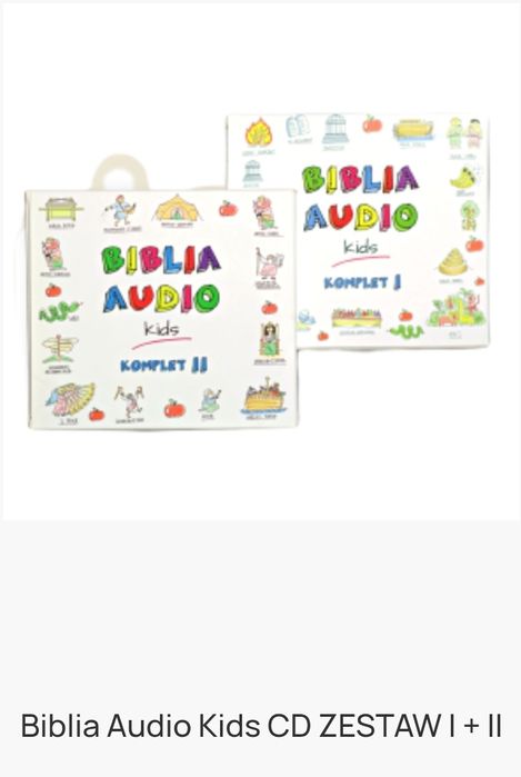 Zestaw Biblia audio kids zestaw I + II 6 płyt CD/mp3