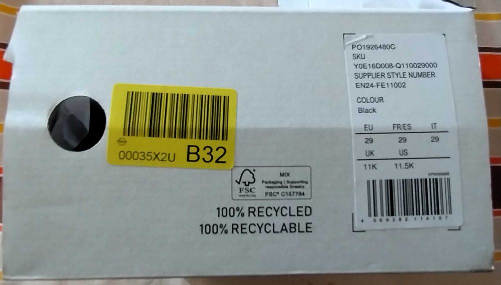 Ténis Bota Criança 29 Zalando Pele Novos