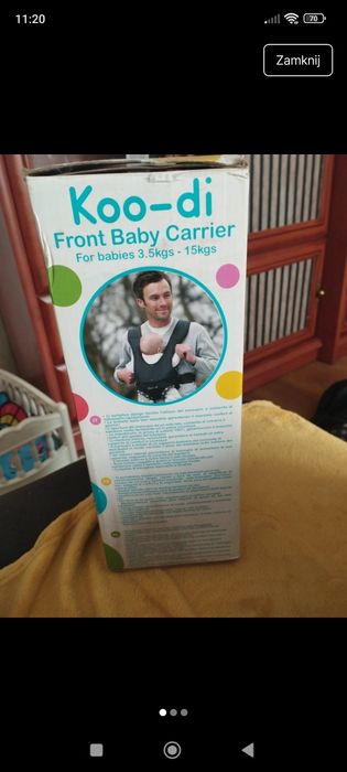 Nosidełko turystyczne