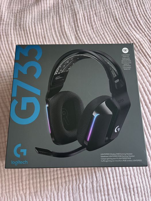 Auscultadores Wireless Logitech G733 Black (Como Novos / Caixa Original)