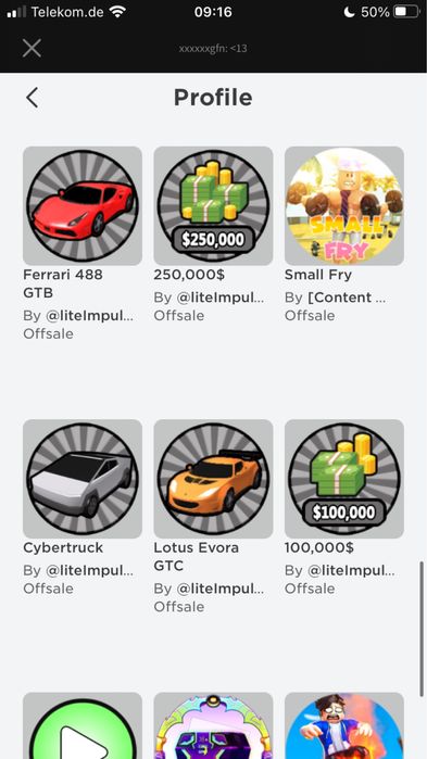 Акаунт в роблаксі