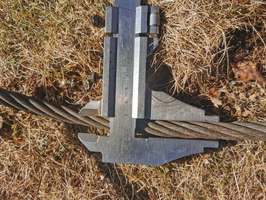 Lina stalowa z hakiem