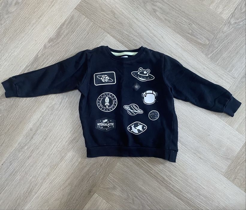 Bluza ciepła r 92 kosmos bluzka sweterek