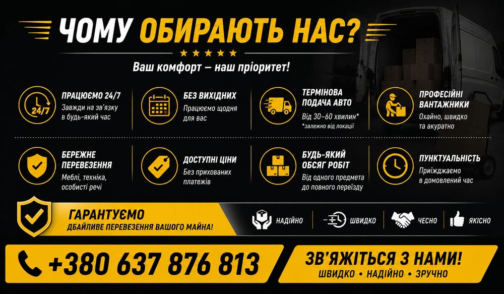 Вантажні перевезення Львів