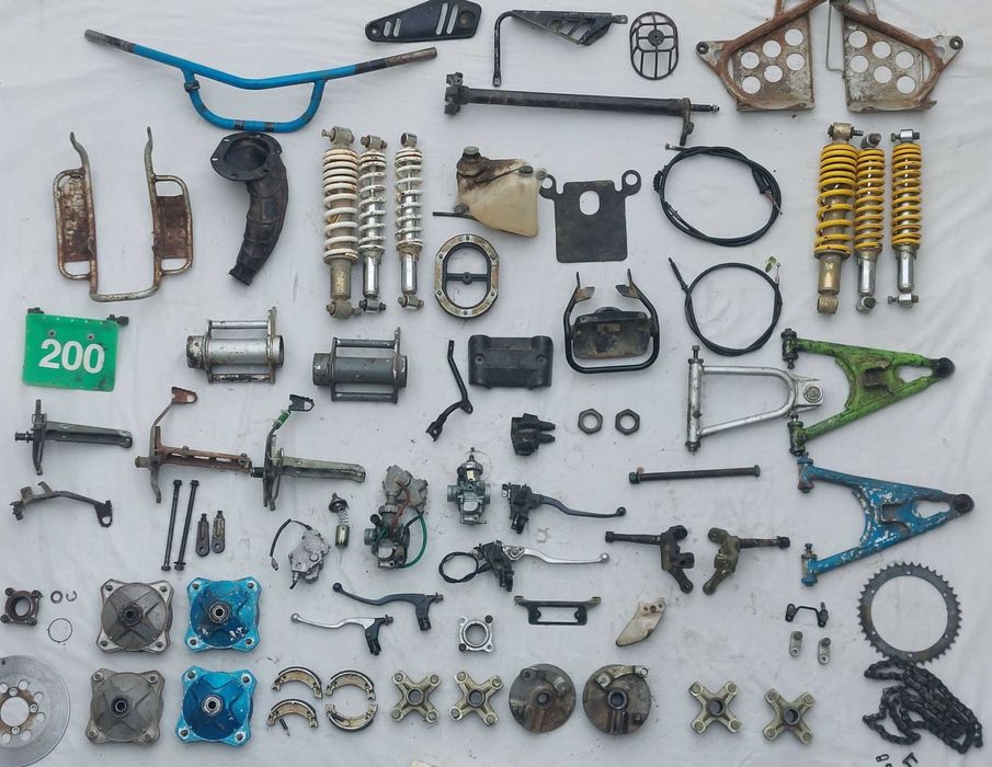 yamaha blaster 200 rozebrana skrzynia amortyzato rglowica modul os