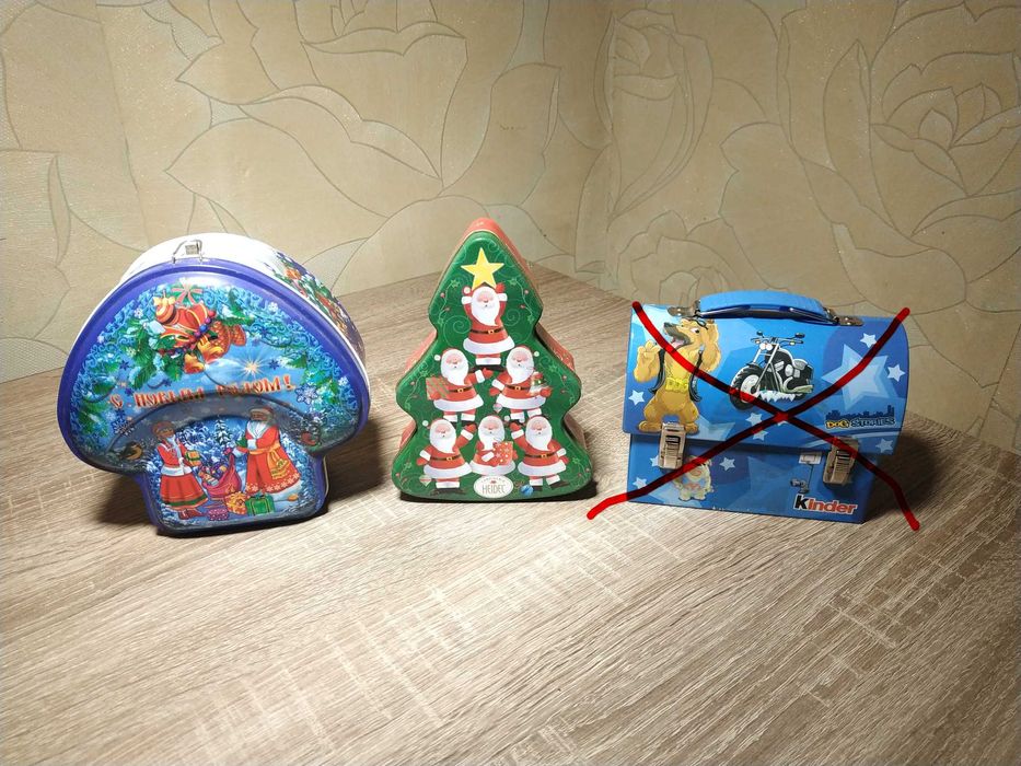 коробка упаковка металлическая жестяная разные