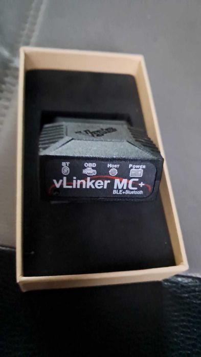Scanner de diagnóstico OBD2 ELM327 Vgate VLinker MC+ com cabos adaptadores OBD2 para Fiat/Alfa Romeo/Lancia e aplicação AlfaOBD