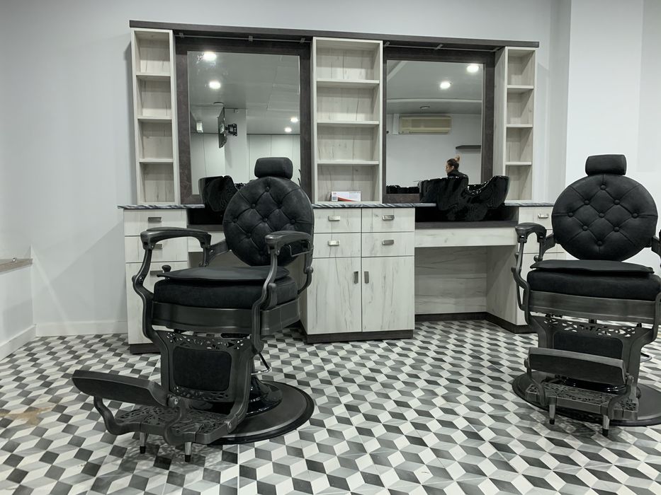 Mobiliario bancadas barbeiro