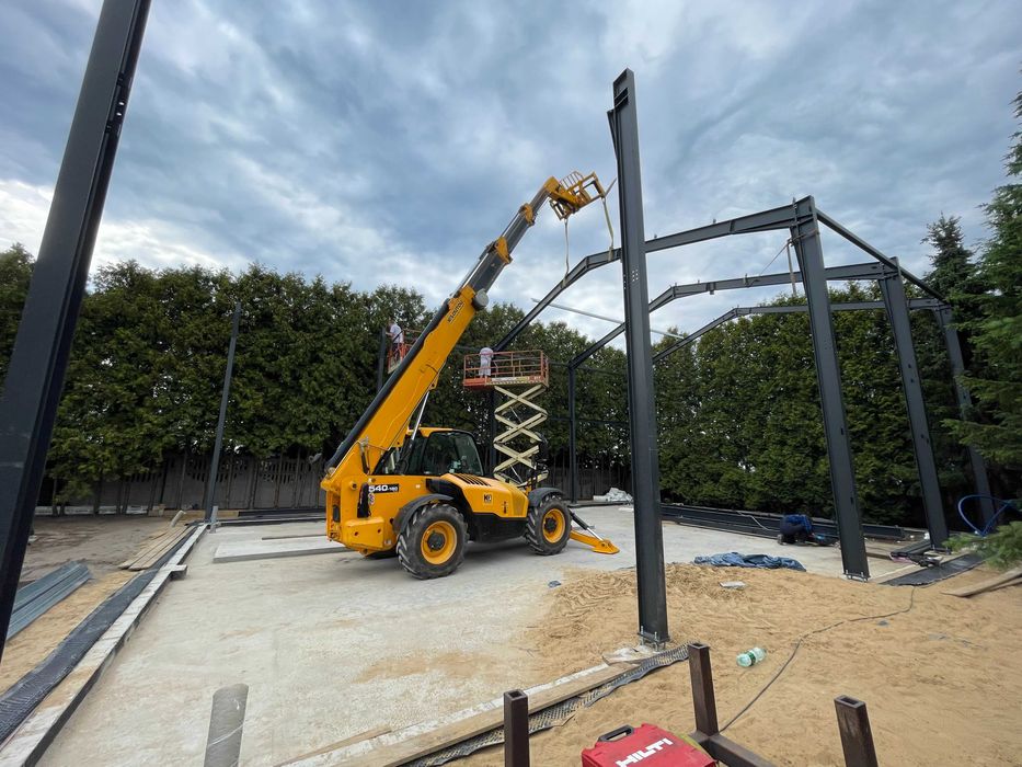 Konstrukcja Hali 15x30x5m 450m2 Konstrukcje stalowe hale PRODUCENT