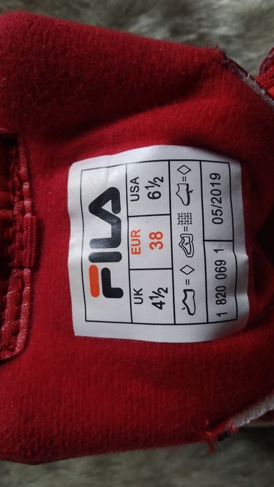 Кроссовки сникерсы FILA 38размер