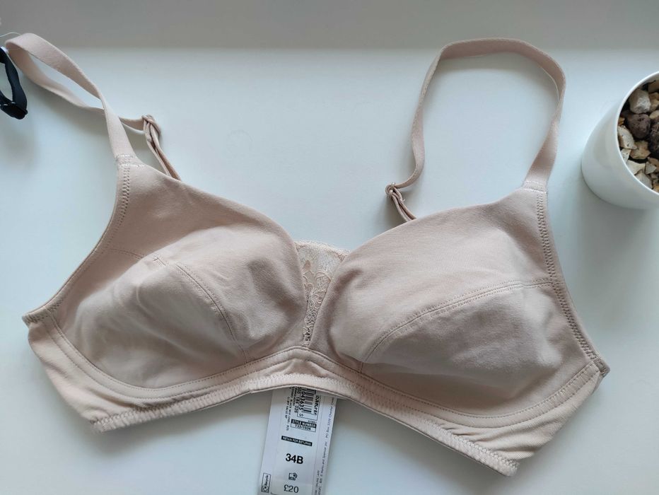 34b/75b бавовняний бралет на підкладці m&s
