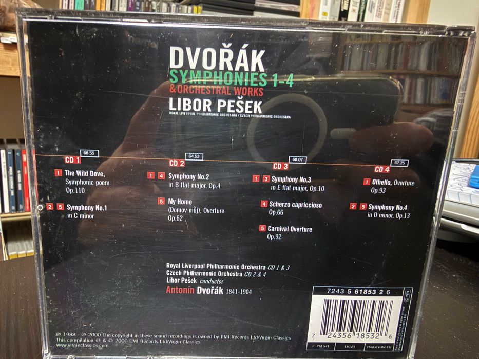 Dvořák – Symphonies 1-9 & Orchestral Works – Liverpool, Libor Pešek