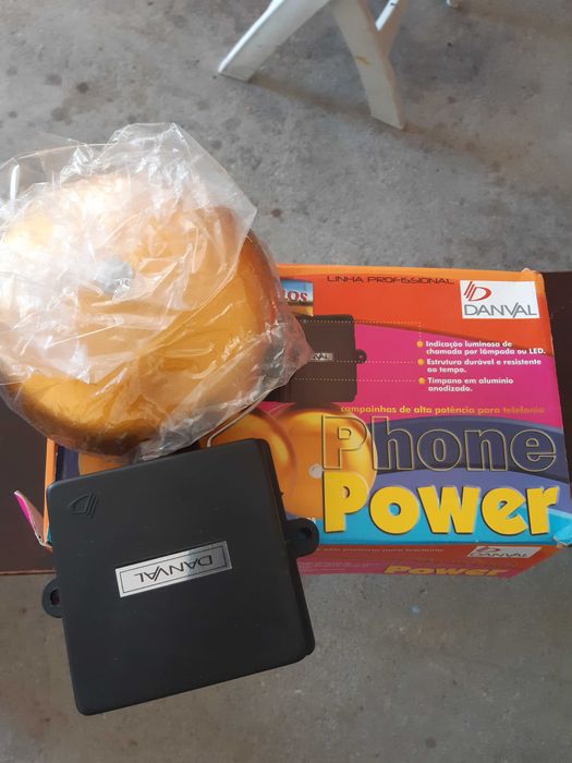 Campainha exterior para telefone fixo