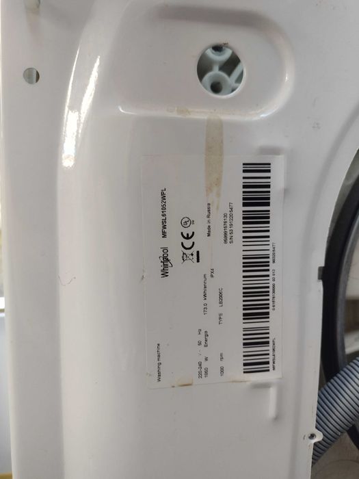 Pralka Whirlpool, części. MFWSL61052WPL.