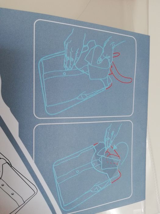 Molde de viagem para camisa social masculina