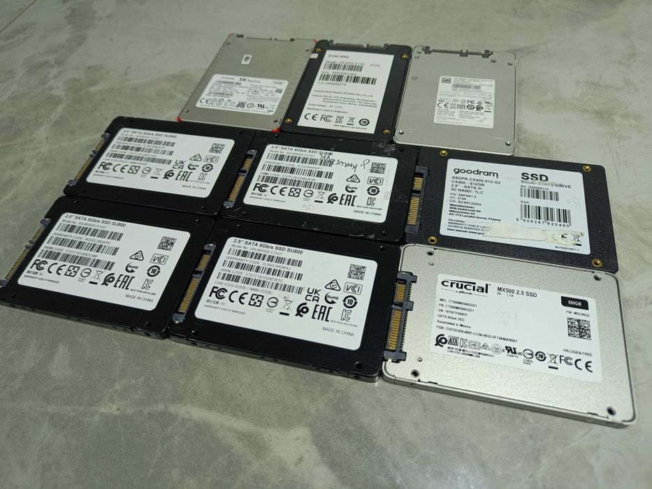 SSD диск ССД 512GB 90-97% здоровя! Hynix Micron ADATA надійний та якісний ССД!