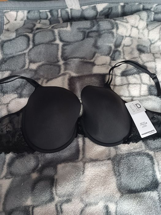 Nowy stanik 85D czarny gładkie miseczki passionata
