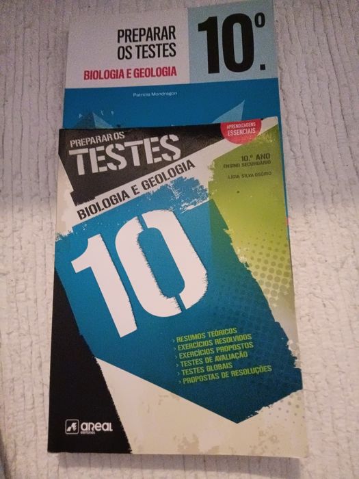 Livro de preparação para os testes de Biologia e Geologia 10° ano.