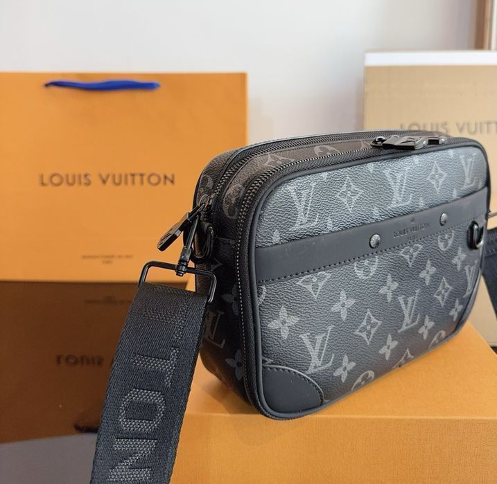 Мужская сумка  кроссбоди Louis Vuitton  барсетка сумка кроссбоді